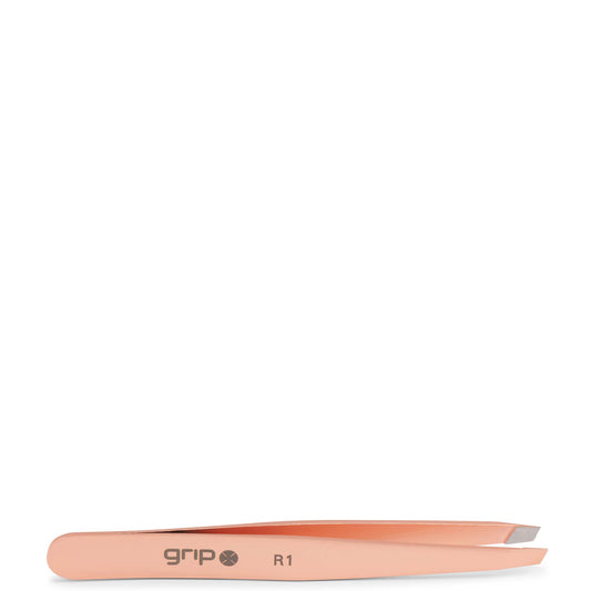 Caronlab Slanted Tip Tweezer - Rose Gold