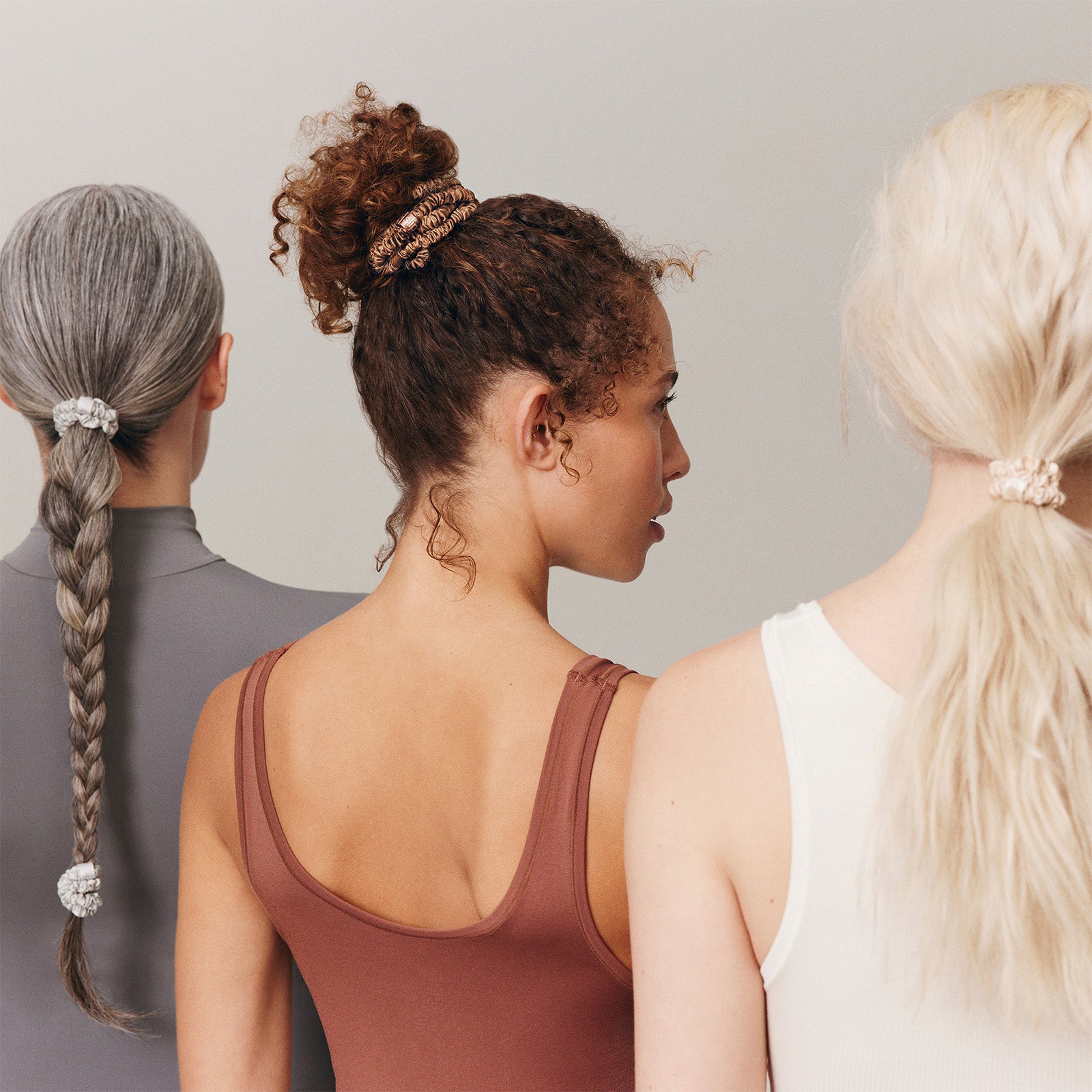 Slip Pure Silk Skinny Scrunchies (Various Colours)
