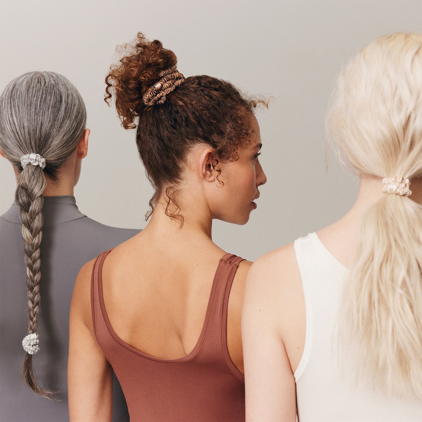 Slip Pure Silk Skinny Scrunchies (Various Colours)