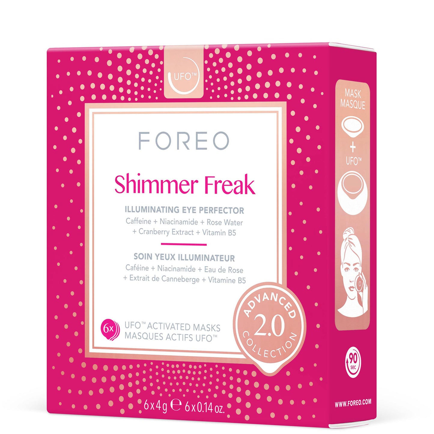 FOREO UFO Masks Shimmer Freak 2.0 x6