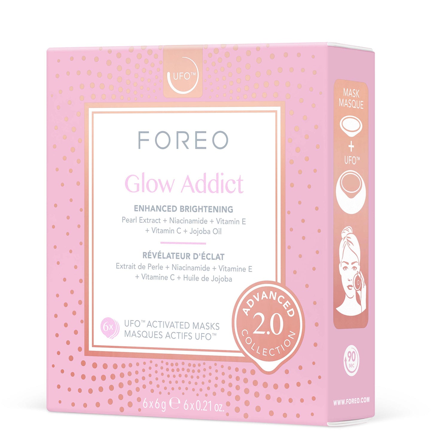 FOREO UFO Masks Glow Addict 2.0 x6