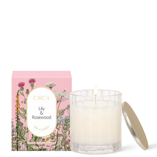 CIRCA Lily and Rosewood Candle 60g