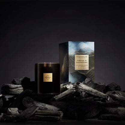 Glasshouse Fragrances Limited Edition Fireside in Queenstown Candle 380g