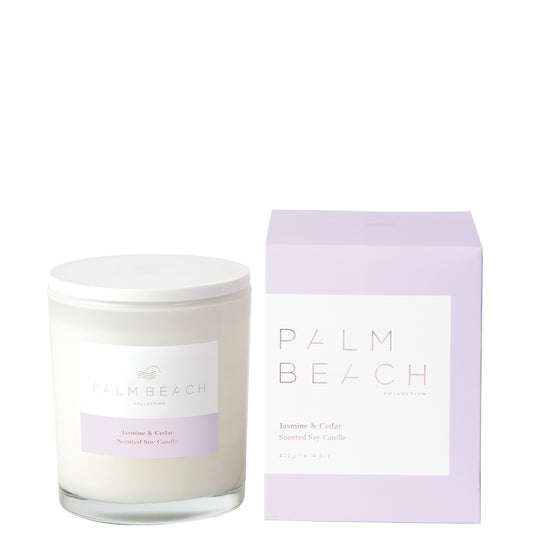 Palm Beach Collection Jasmine & Cedar 420g Standard Candle