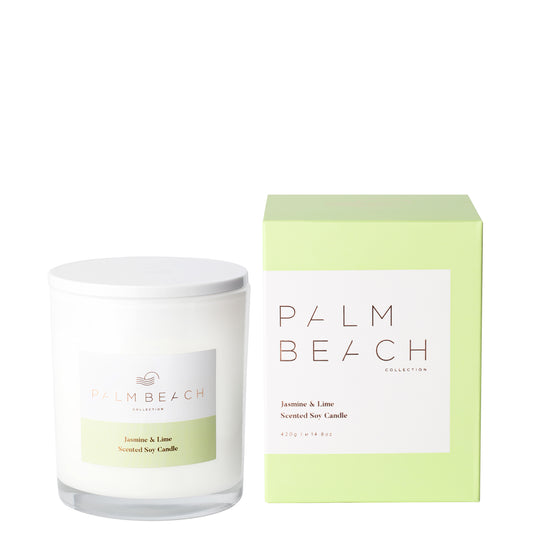 Palm Beach Collection Jasmine & Lime 420g Standard Candle