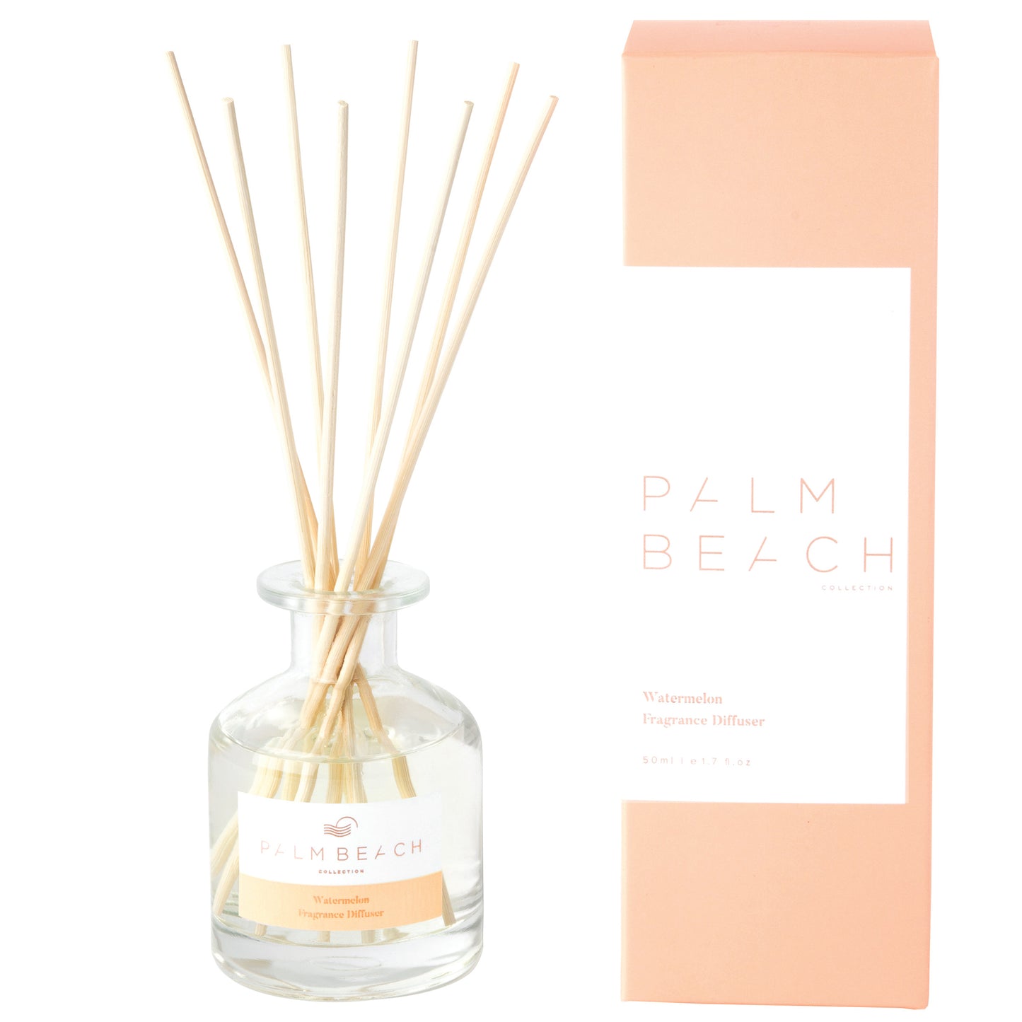 Palm Beach Collection Watermelon Mini Fragrance Diffuser 50ml