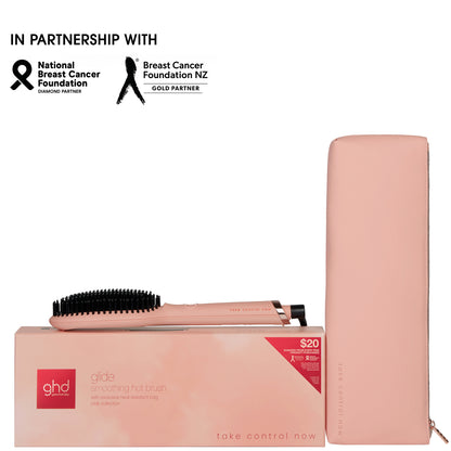 ghd Limited Editon Glide Hot Brush in Pink Peach