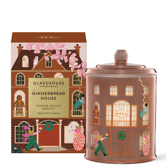 Glasshouse Fragrances Gingerbread House Candle 380g