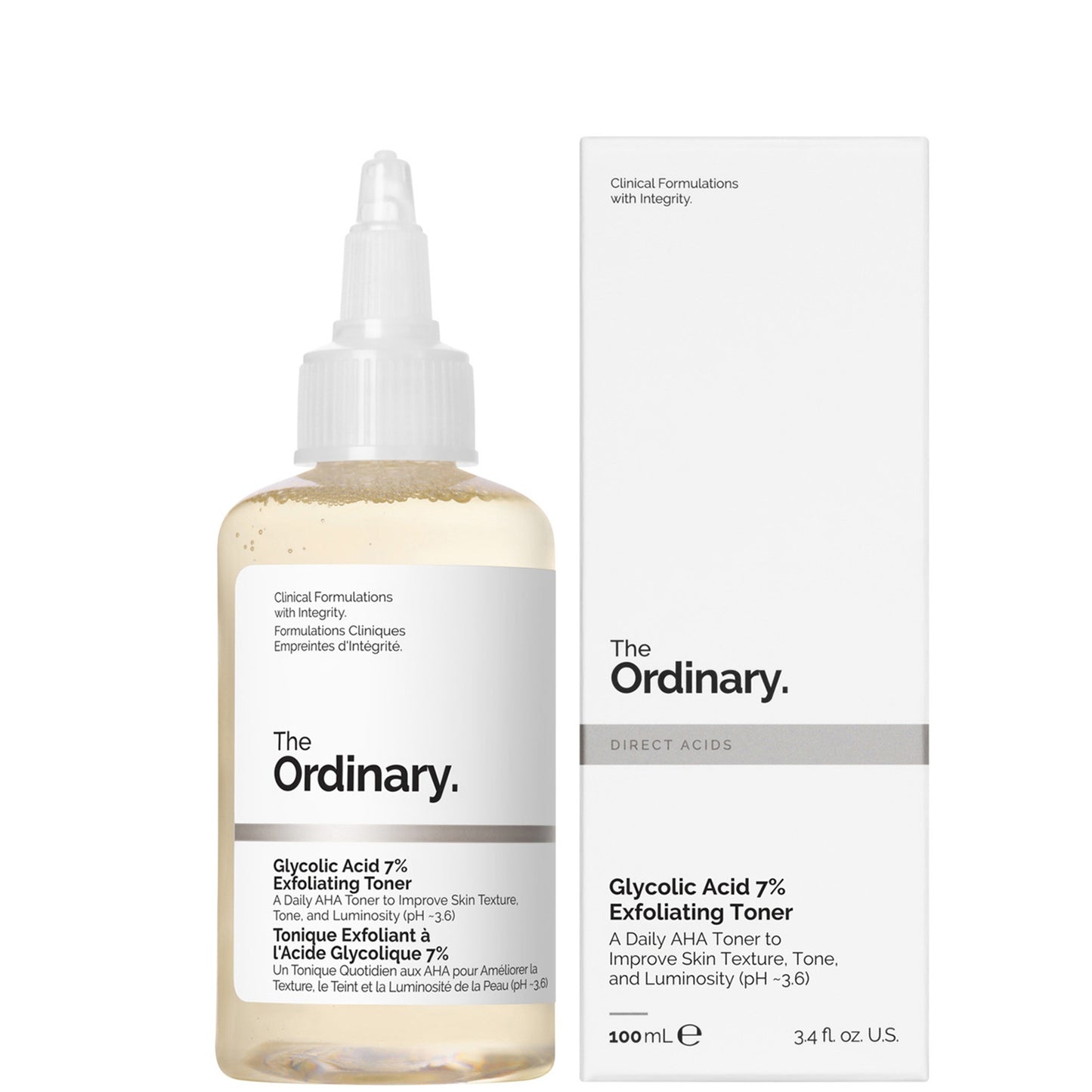 The Ordinary Glycolic Acid 7% Exfoliating Toner 100ml