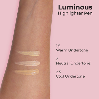 MCoBeauty Luminous Highlighter Pen 2.5ml (Various Shades)