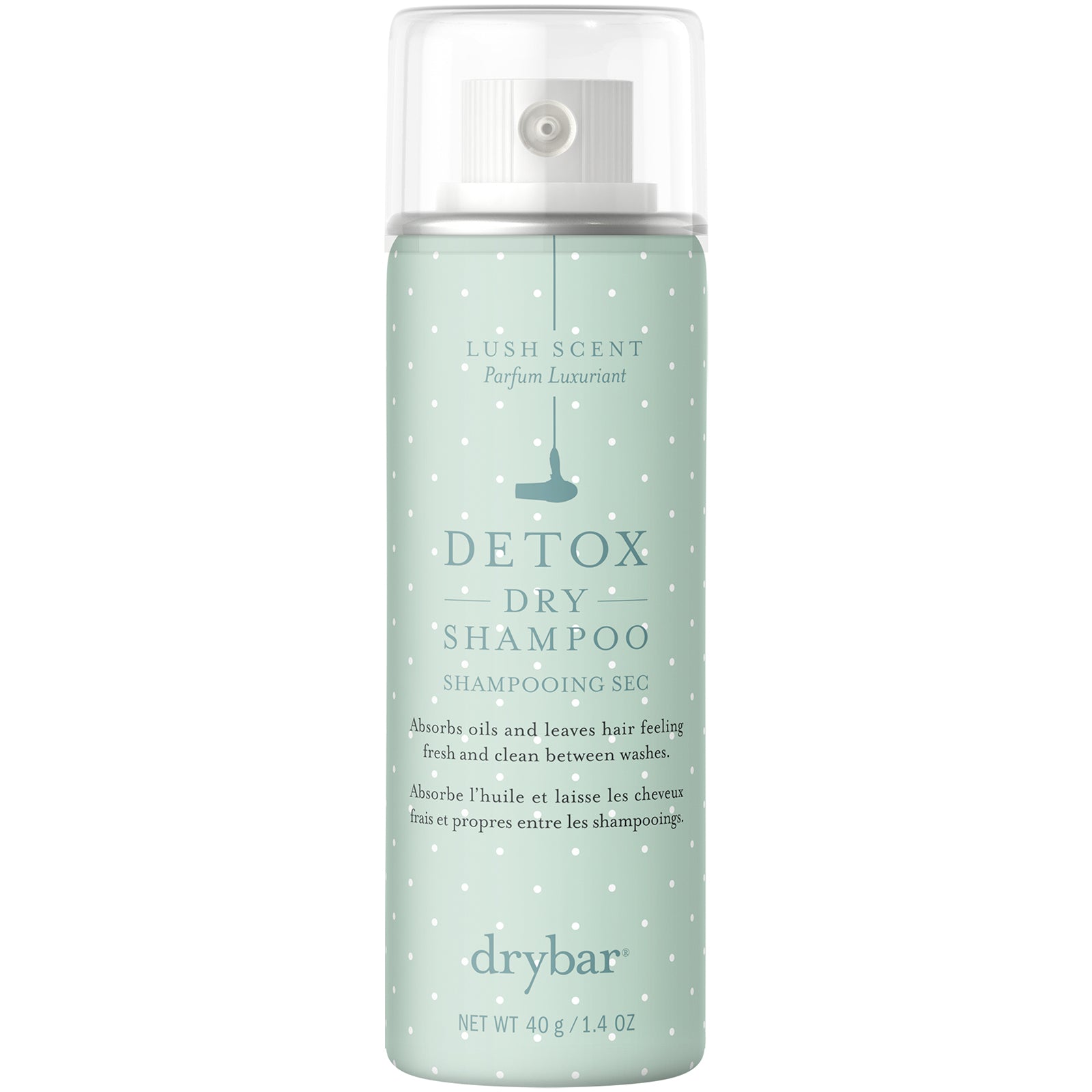 Drybar Detox Dry Shampoo Lush Scent - Travel Size 40g