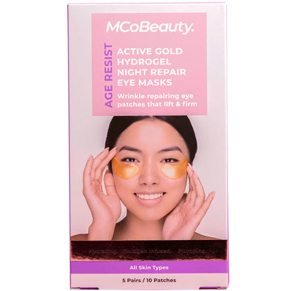 MCoBeauty Age Resist Active Gold Hydrogel Night Repair Eye Patches