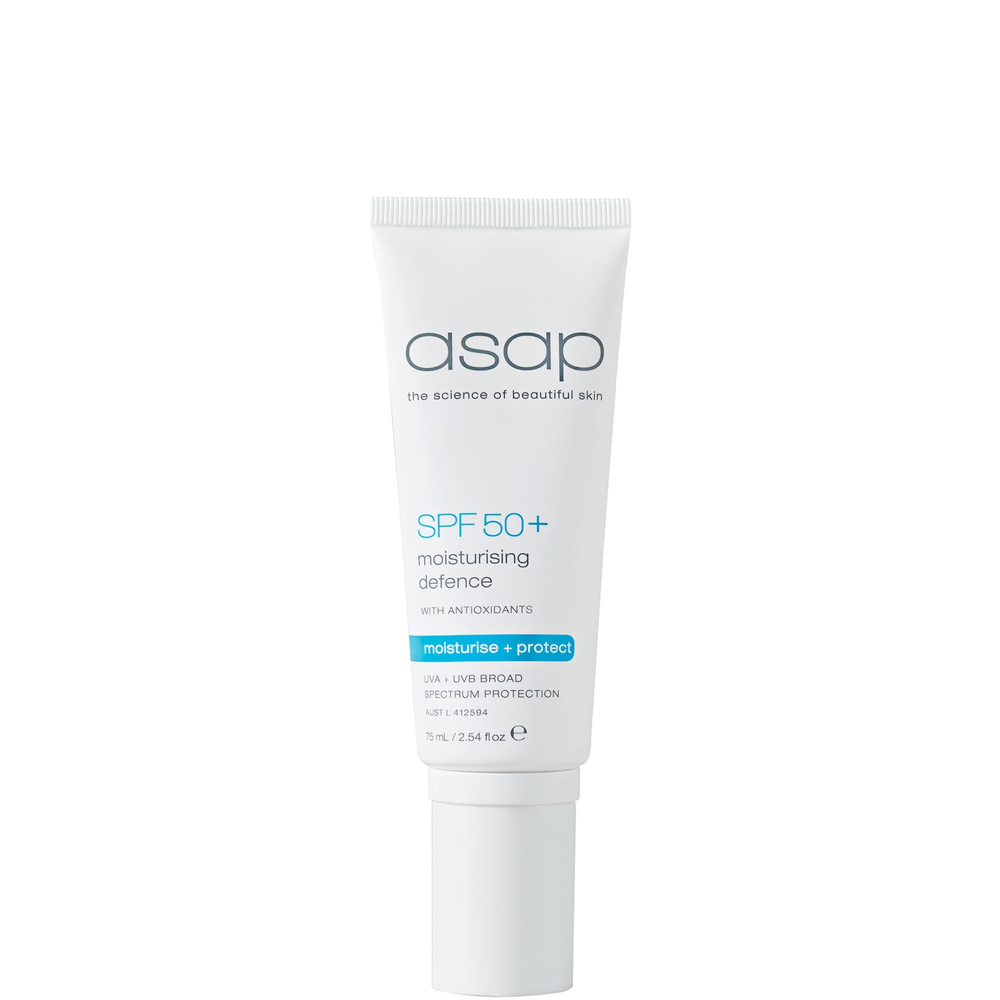 asap SPF50+ Moisturising Defence Cream 75ml