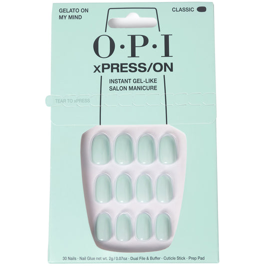 OPI xPRESS/ON - Gelato on My Mind Press On Nails Gel-Like Salon Manicure