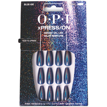 OPI xPRESS/ON - Blue-Gie Press On Nails Gel-Like Salon Manicure