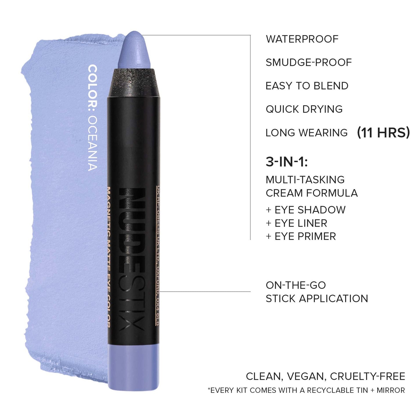 NUDESTIX Dreamy Easy Eyes Mini 3-Piece Kit