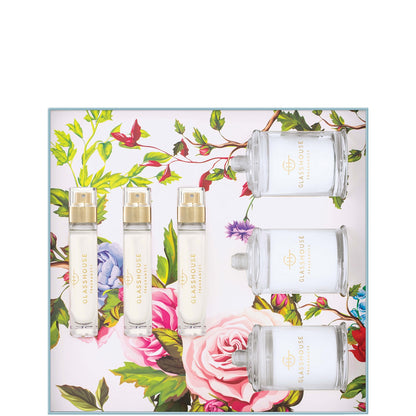 Glasshouse Fragrances Kyoto in Bloom, Forever Florencea and Midnight in Milan Fragrance Collection