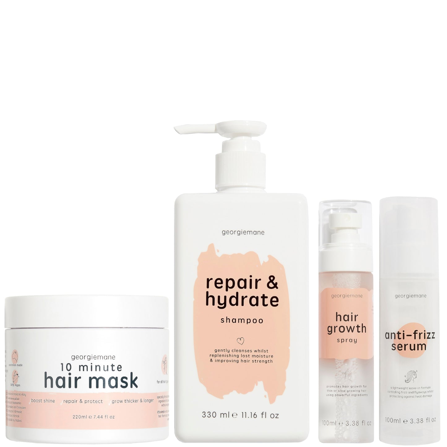 georgiemane Ultimate Repair and Growth Bundle