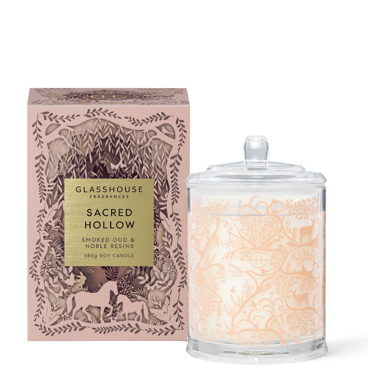 Glasshouse Fragrances Sacred Hollow Soy Candle 380g