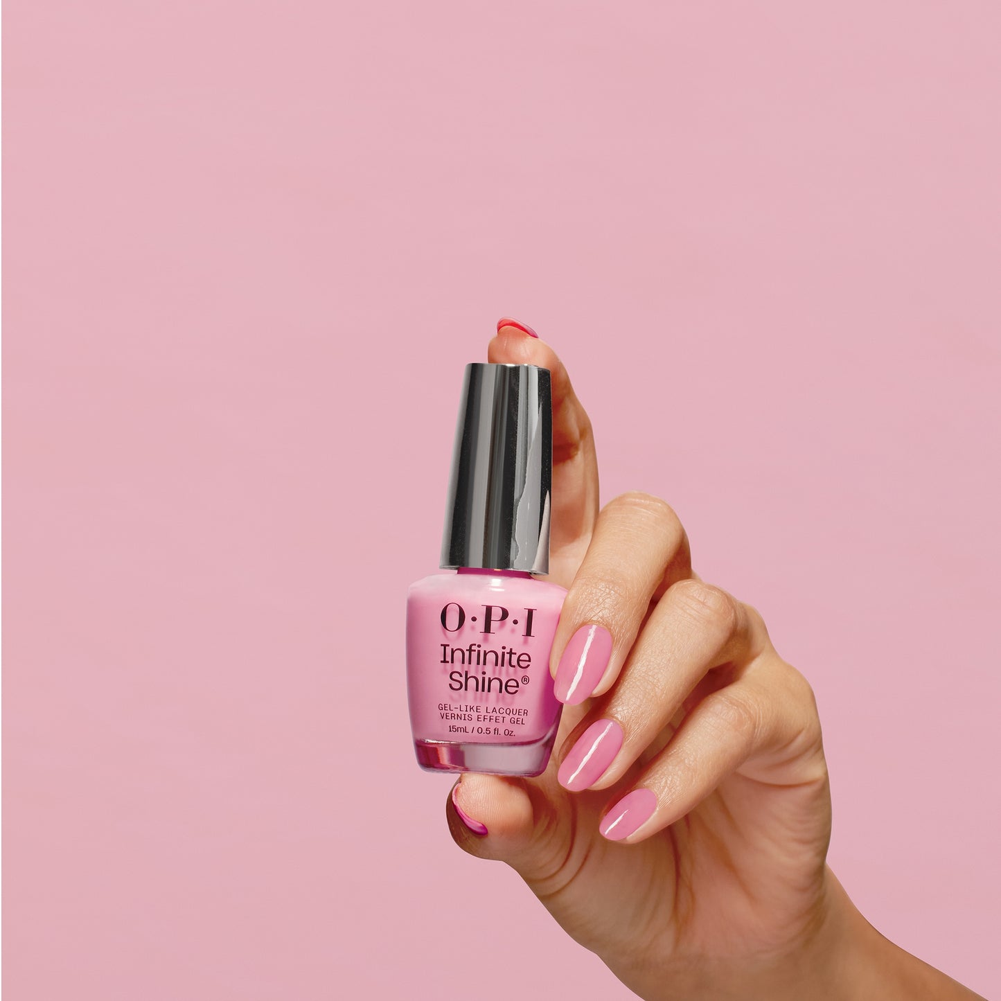 OPI Infinite Shine Long-Wear Gel-Like Pink Nail Polish - Flamingo Your Own Way 15ml