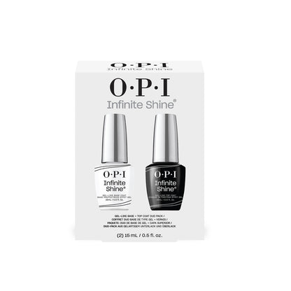 OPI Infinite Shine Long-Wear Gel-Like Base Coat and Top Coat Nail Polish Duo Pack 2 x 15ml