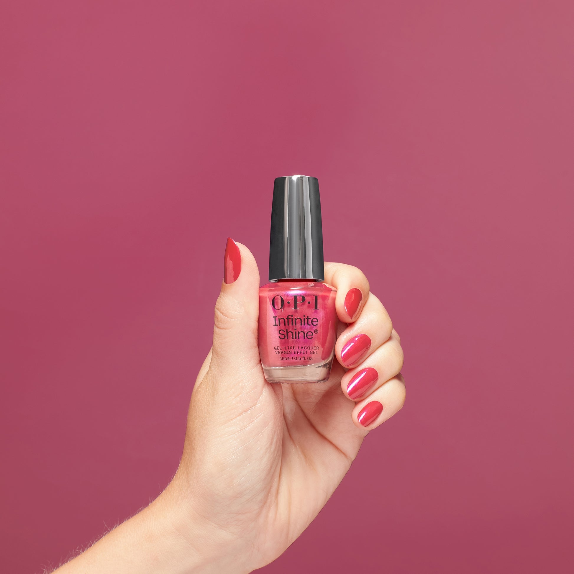 OPI Infinite Shine Long-Wear Gel-Like Pink Nail Polish - Strawberry Margarita 15ml