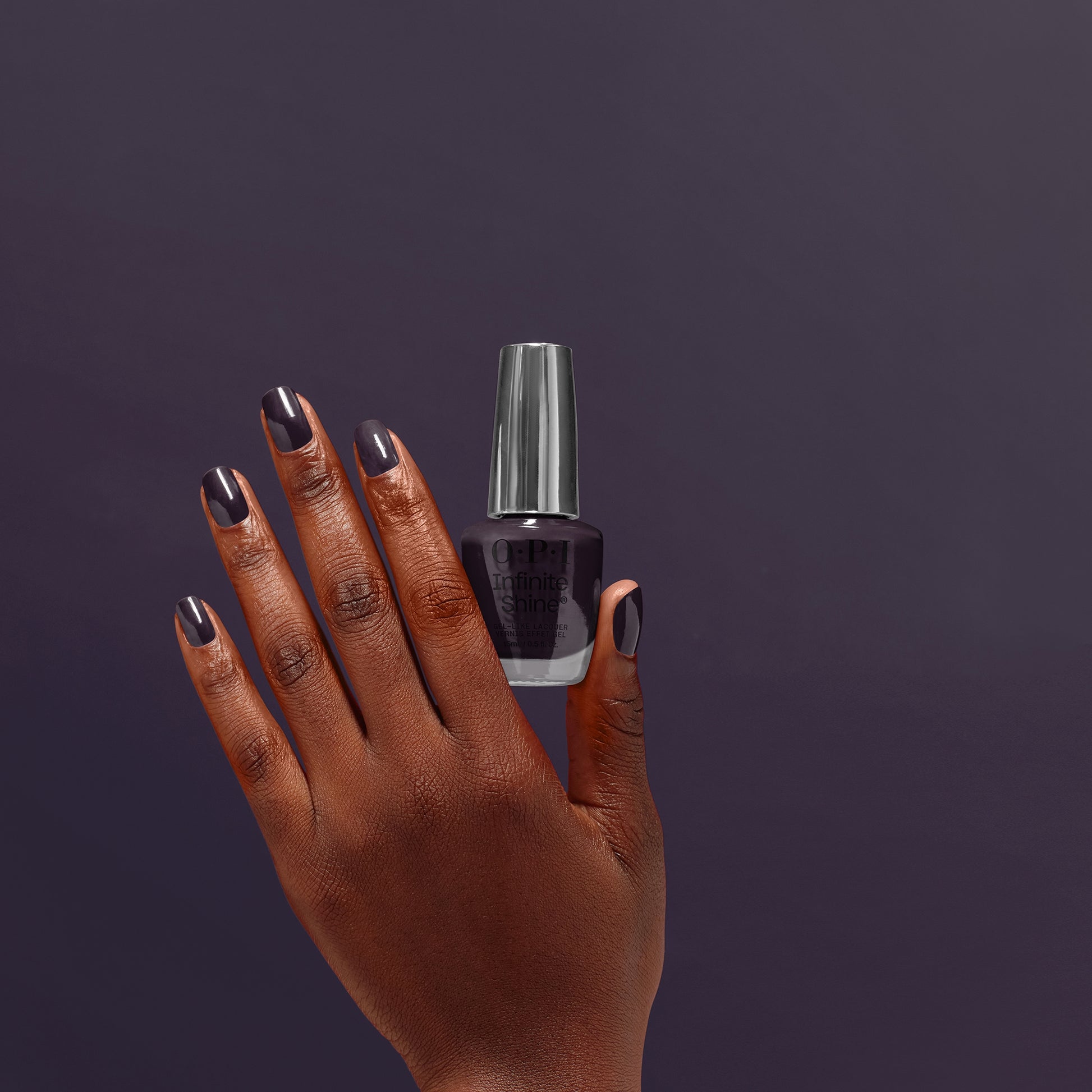 OPI Infinite Shine Long-Wear Gel-Like Purple Black Nail Polish - Lincoln Park After Dark 15ml