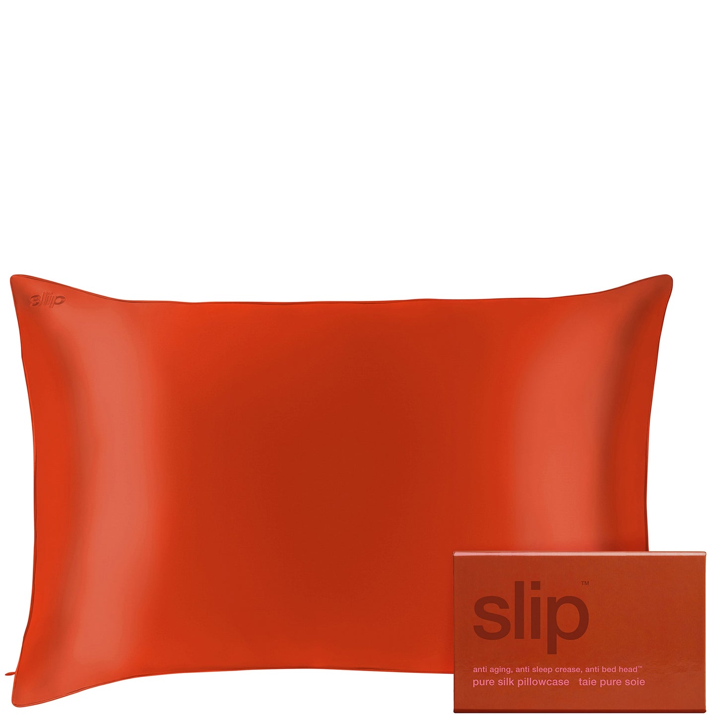 Slip Pure Silk Queen Pillowcase - Poppy