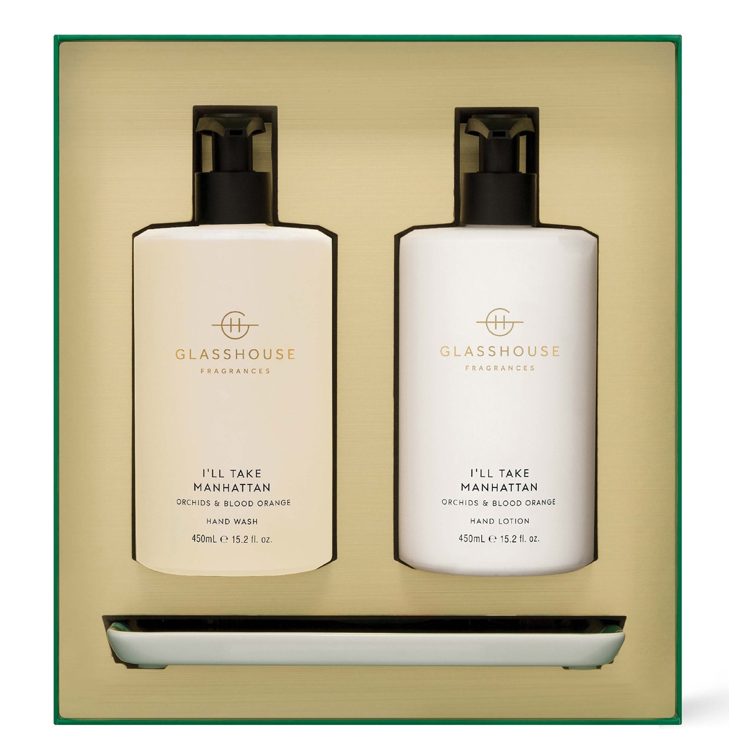 Glasshouse Fragrances Christmas Hand Care Duo Set - I'll Take Manhattan