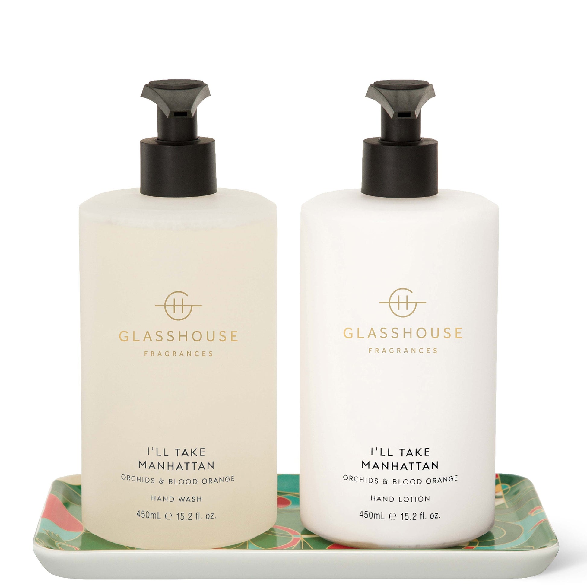 Glasshouse Fragrances Christmas Hand Care Duo Set - I'll Take Manhattan