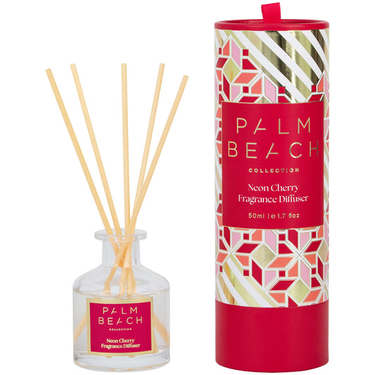 Palm Beach Collection Neon Cherry Mini Fragrance Diffuser 50ml