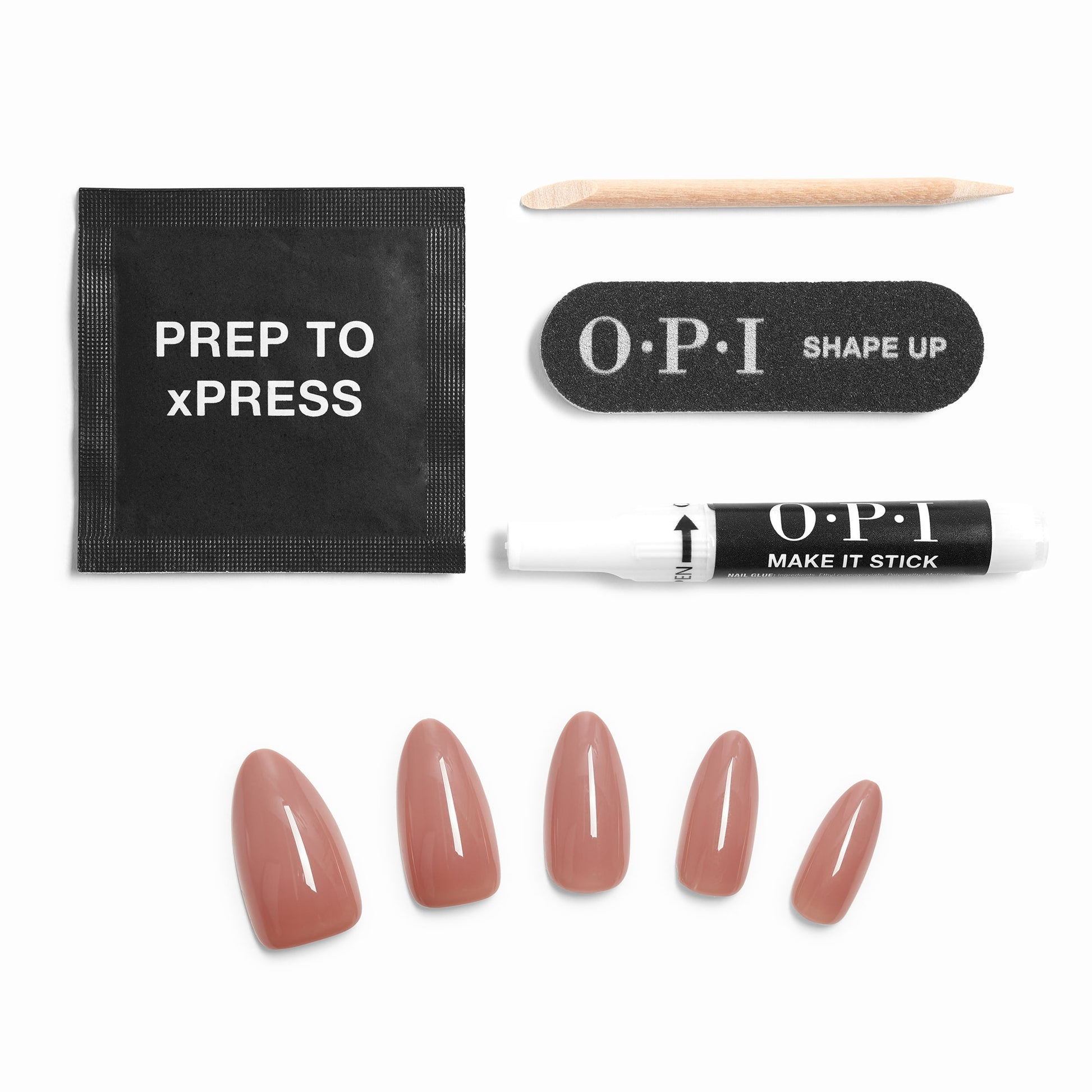 OPI xPRESS/ON - El Mat-Adoring You Press On Nails Gel-Like Salon Manicure