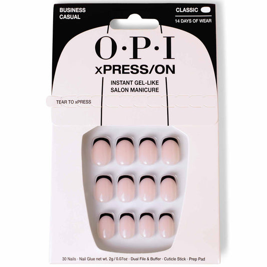 OPI xPRESS/ON - Business Casual Press On Nails Gel-Like Salon Manicure