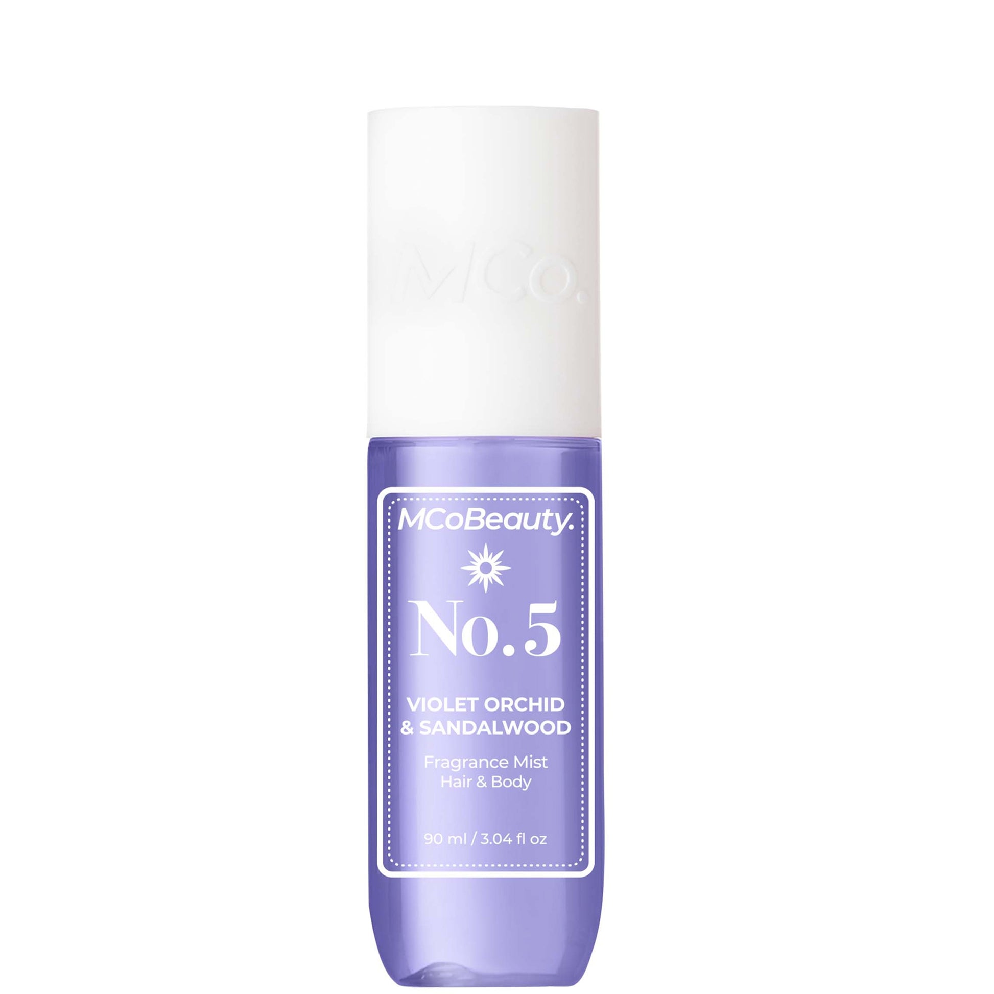 MCoBeauty Fragrance Mist Hair and Body 90ml - No.5 Violet Orchid & Sandalwood