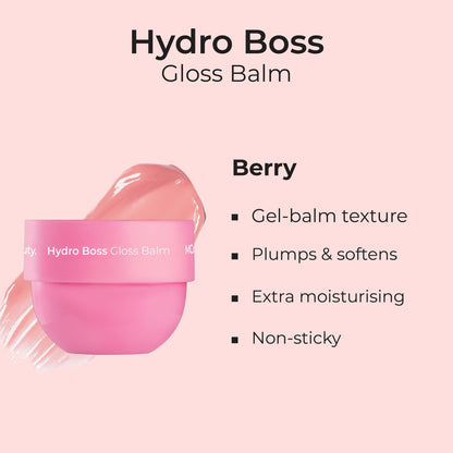 MCoBeauty Hydro Boss Gloss Balm 25g - Berry