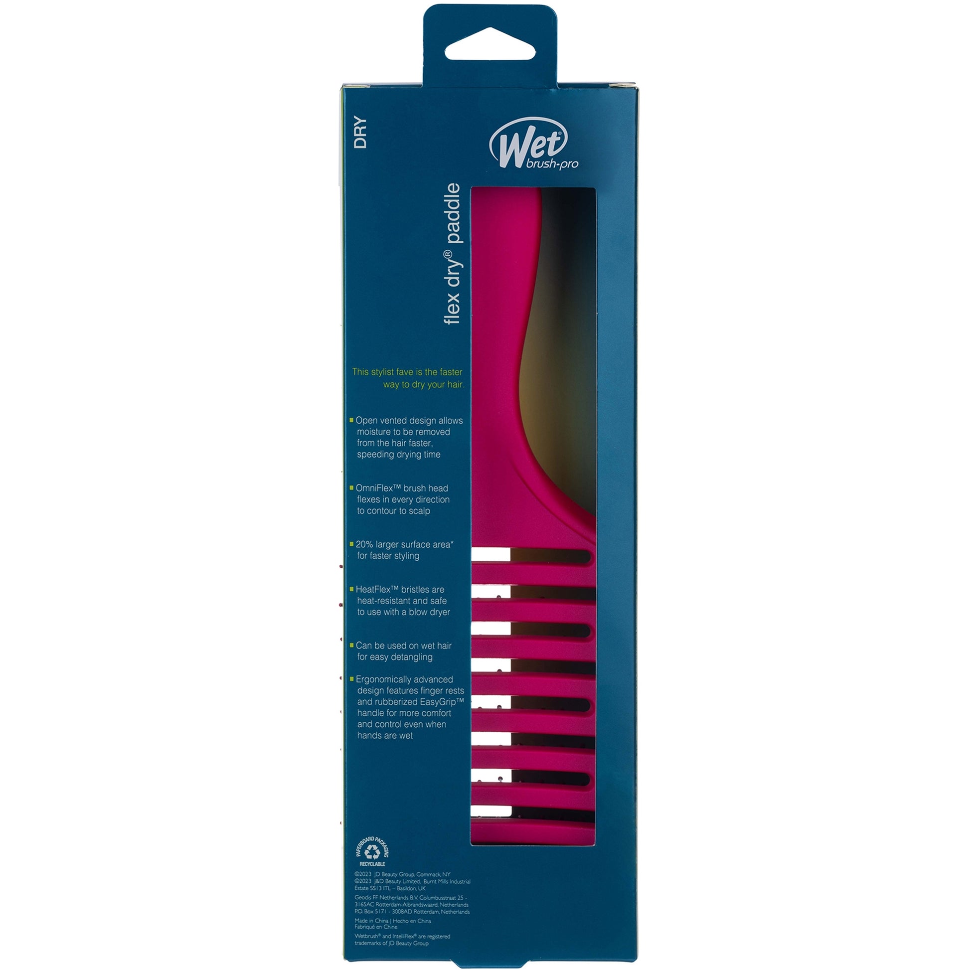 WetBrush Flex Dry Paddle - Pink