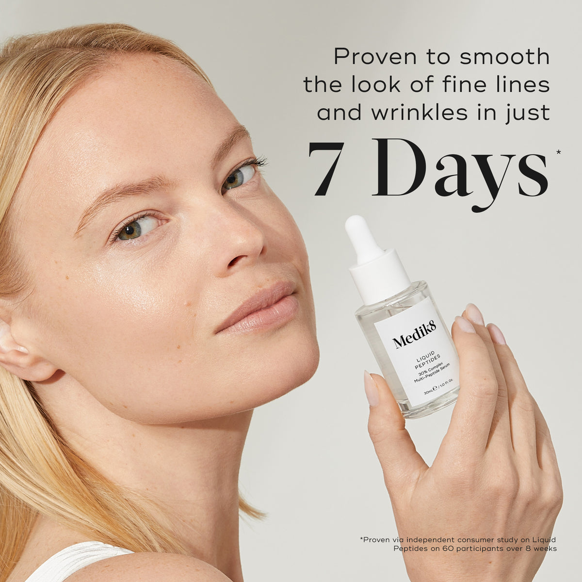 Medik8 Liquid Peptides 30ml - Claim