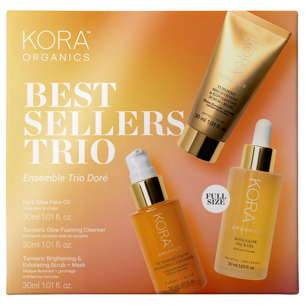 KORA Organics Best Sellers Trio - Limited Edition