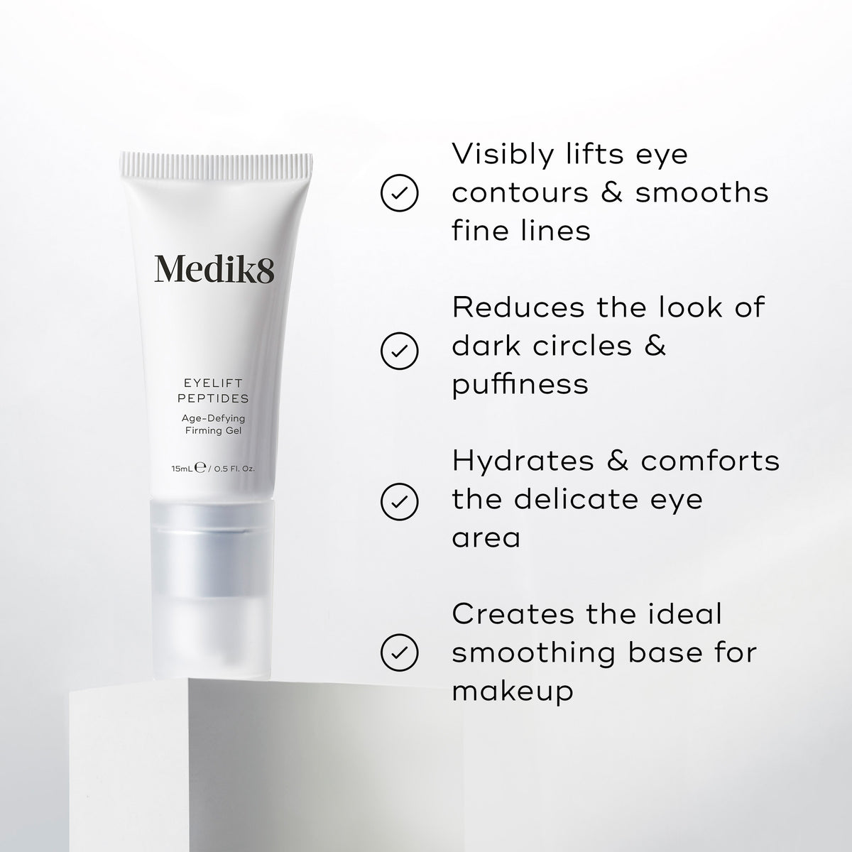 Medik8 Eyelift Peptides 15ml - Benefits
