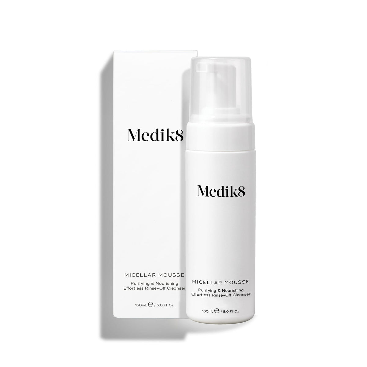 Medik8 Micellar Mousse 150ml - Product and Carton