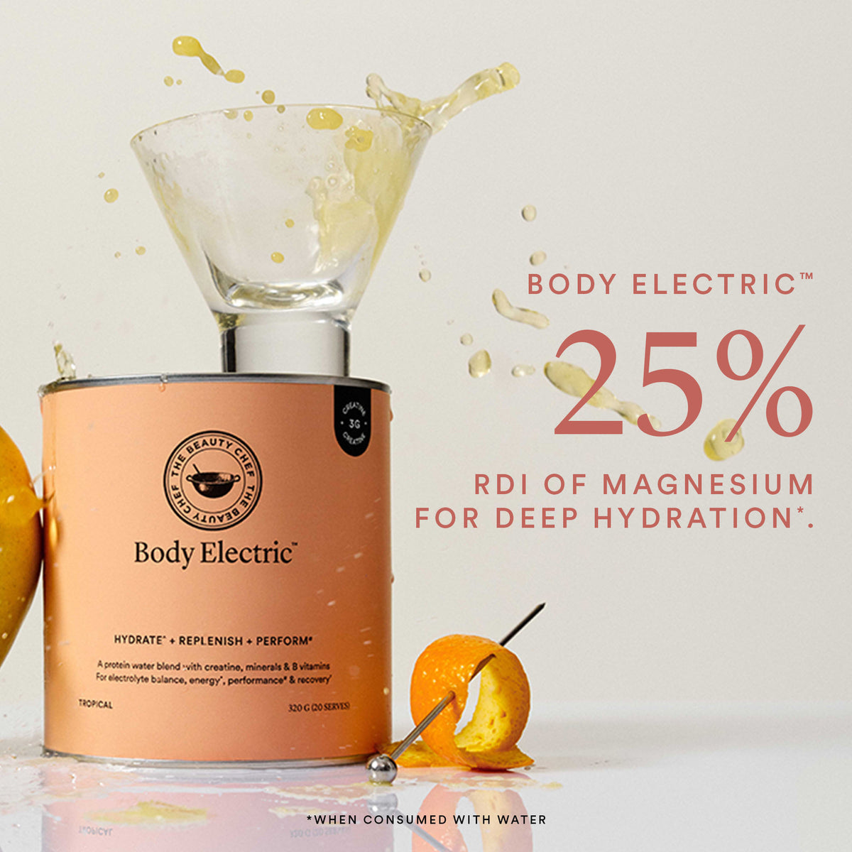 The Beauty Chef Body Electric - Tropical 300g - clinical results