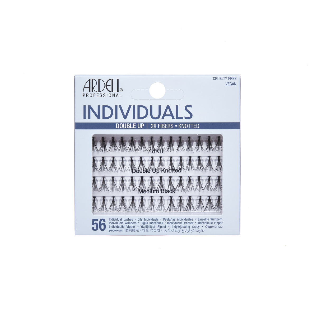 Ardell Double Individuals Knotted - Medium Black