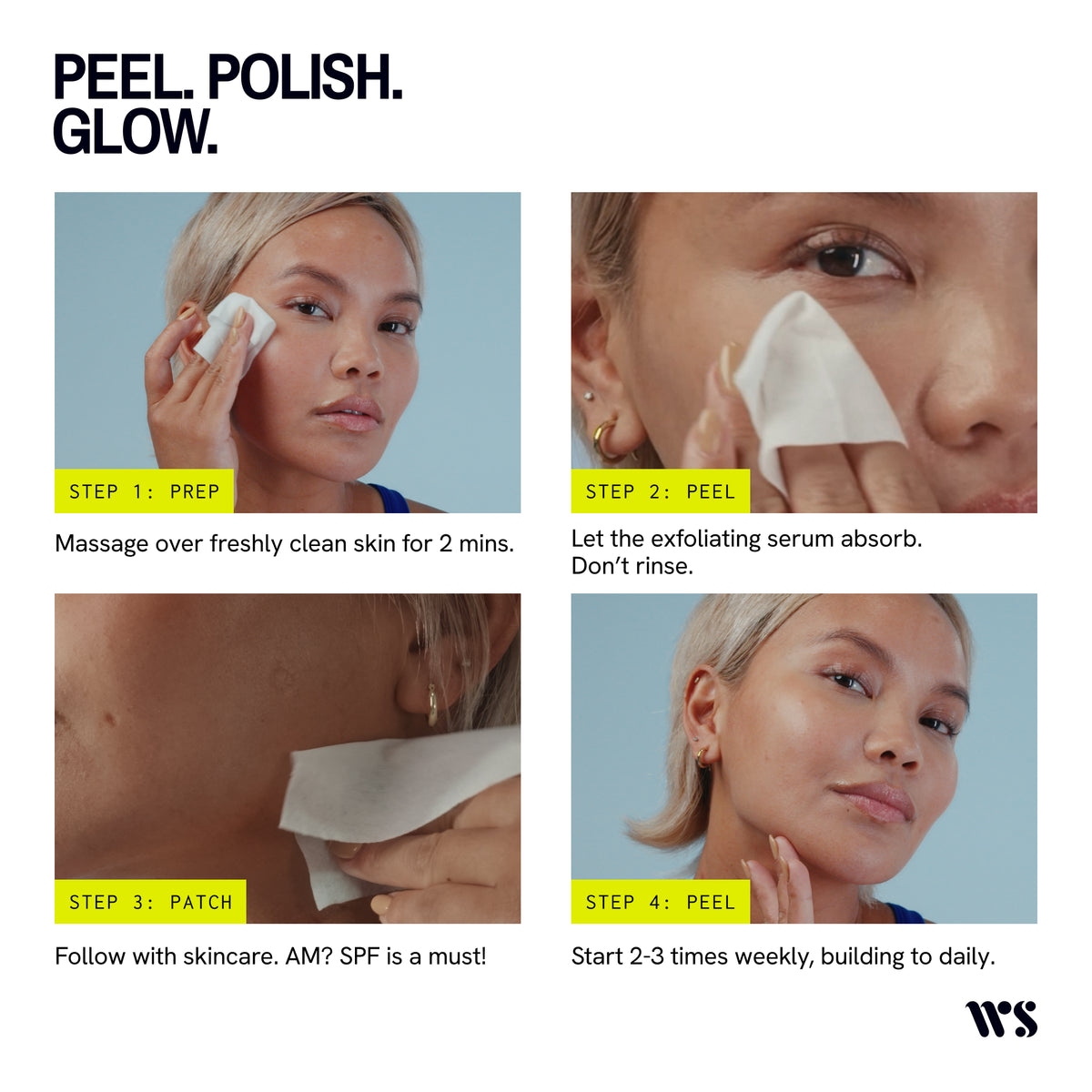 Wrinkles Schminkles Face Polishing Peel Pads - 5 Pack