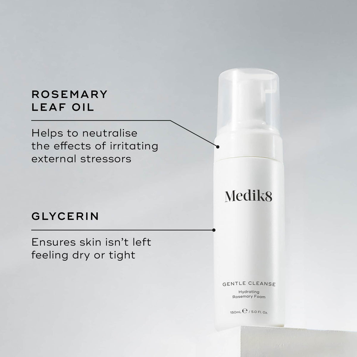 Medik8 Gentle Cleanser 150ml - Ingredients
