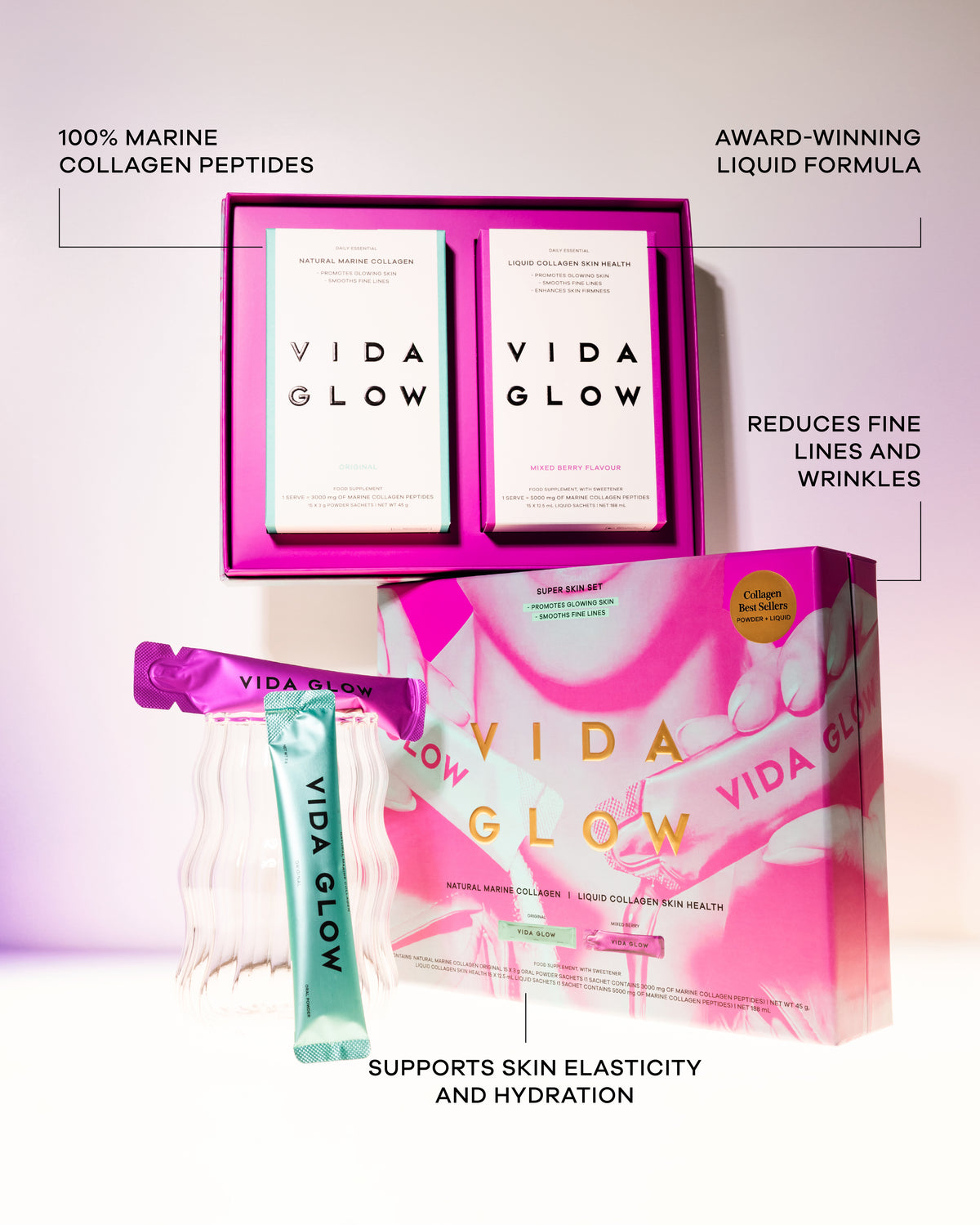 Vida Glow Super Skin Set 30 Sachets