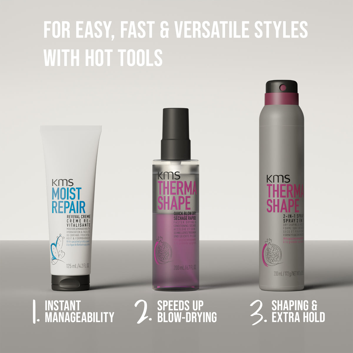 KMS Thermashape Quick Blow Dry 200ml