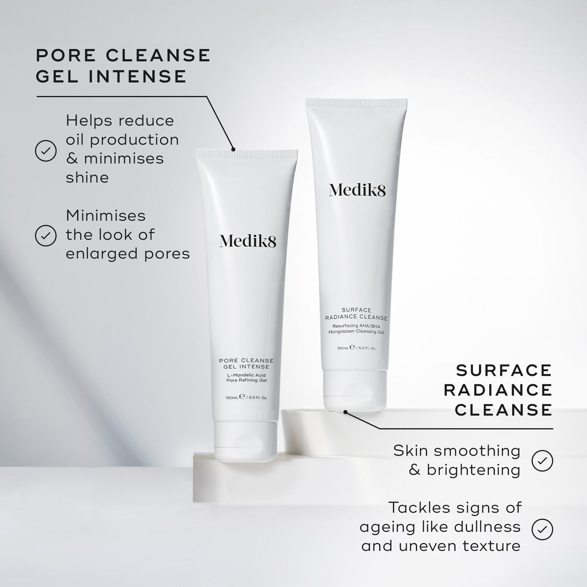 Medik8 Surface Radiance Cleanse 150ml - Pairing