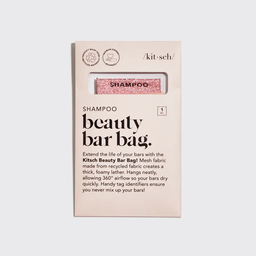 Kitsch Shampoo Bar Saver Bag - Blush
