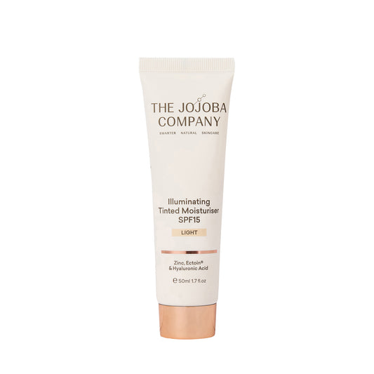 The Jojoba Company Illuminating Tinted Moisturiser SPF15 50ml - Light
