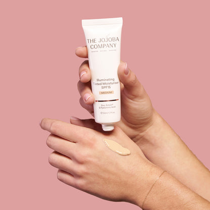 The Jojoba Company Illuminating Tinted Moisturiser - Medium 50ml